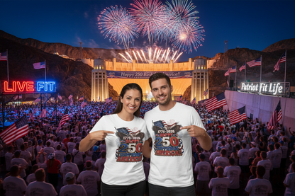 Happy 250th Birthday America T-Shirt | 1776-2026 Patriotic Eagle Flag & Fireworks Tee