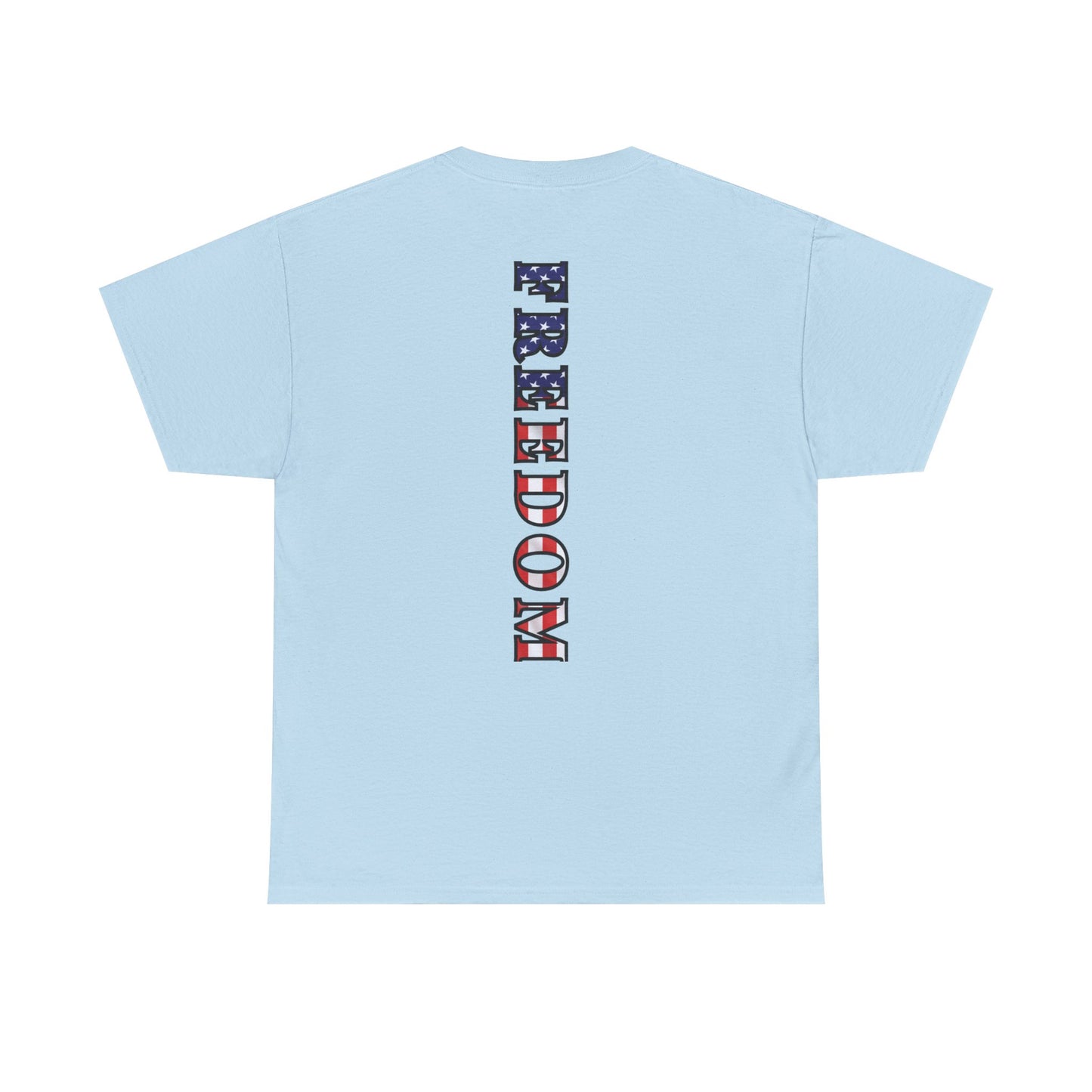 Freedom Patriotic T-Shirt - Red White Blue - American Flag Tee - Unisex S-5XL