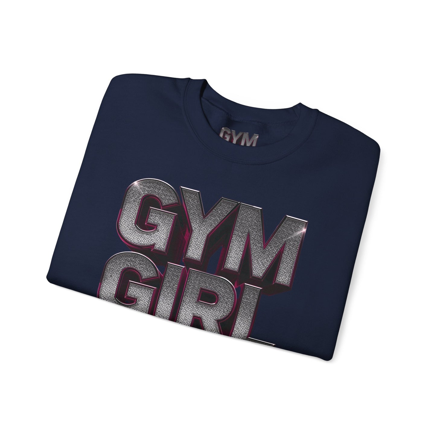 Gym Girl Crewneck Sweatshirt - Stylish Fitness Apparel - Women's Workout Sweatshirt - S-4XL