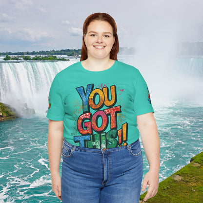 💥 Inspirational  💥  Uplifting  💥 Unisex  Jersey  T-Shirt  💥  You  Got  This!   💥 Motivational  💥 T-Shirts  for  Fitness 💥 &  Everyday  Wear 💥  Sizes   XS - 4XL 💥 Birthday  Gift 💥 17  Different  Colors  to  Choose  From  💥