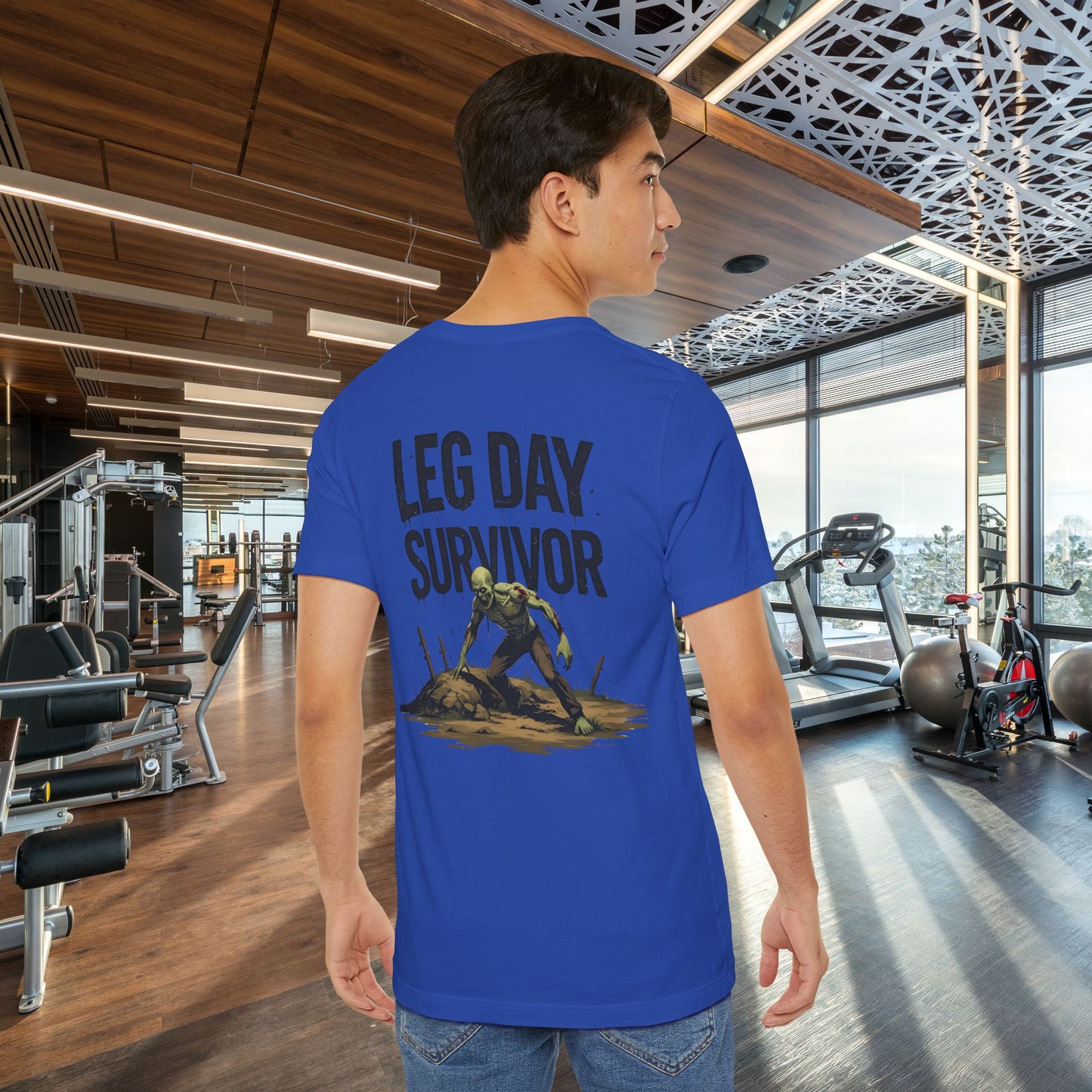 Leg Day Survivor Tee, Fitness Shirt, Workout Apparel, Gym Gift, Unisex Graphic Tee