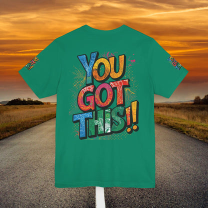 💥 Inspirational  💥  Uplifting  💥 Unisex  Jersey  T-Shirt  💥  You  Got  This!   💥 Motivational  💥 T-Shirts  for  Fitness 💥 &  Everyday  Wear 💥  Sizes   XS - 4XL 💥 Birthday  Gift 💥 17  Different  Colors  to  Choose  From  💥