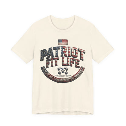 Patriot Fit Life Tee — American Flag Fitness T-Shirt
