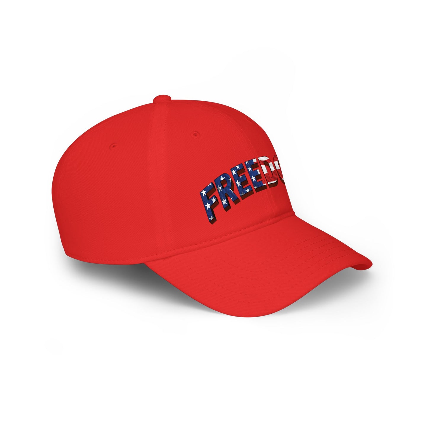 FREEDOM Dad Hat | Patriotic USA Flag Stars & Stripes Baseball Cap