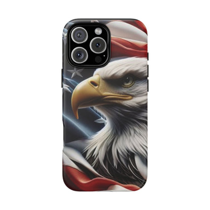 Patriotic Eagle Phone Case | Tough Cases for Nature Lovers, Gift for Veterans, Independence Day, Memorial Day