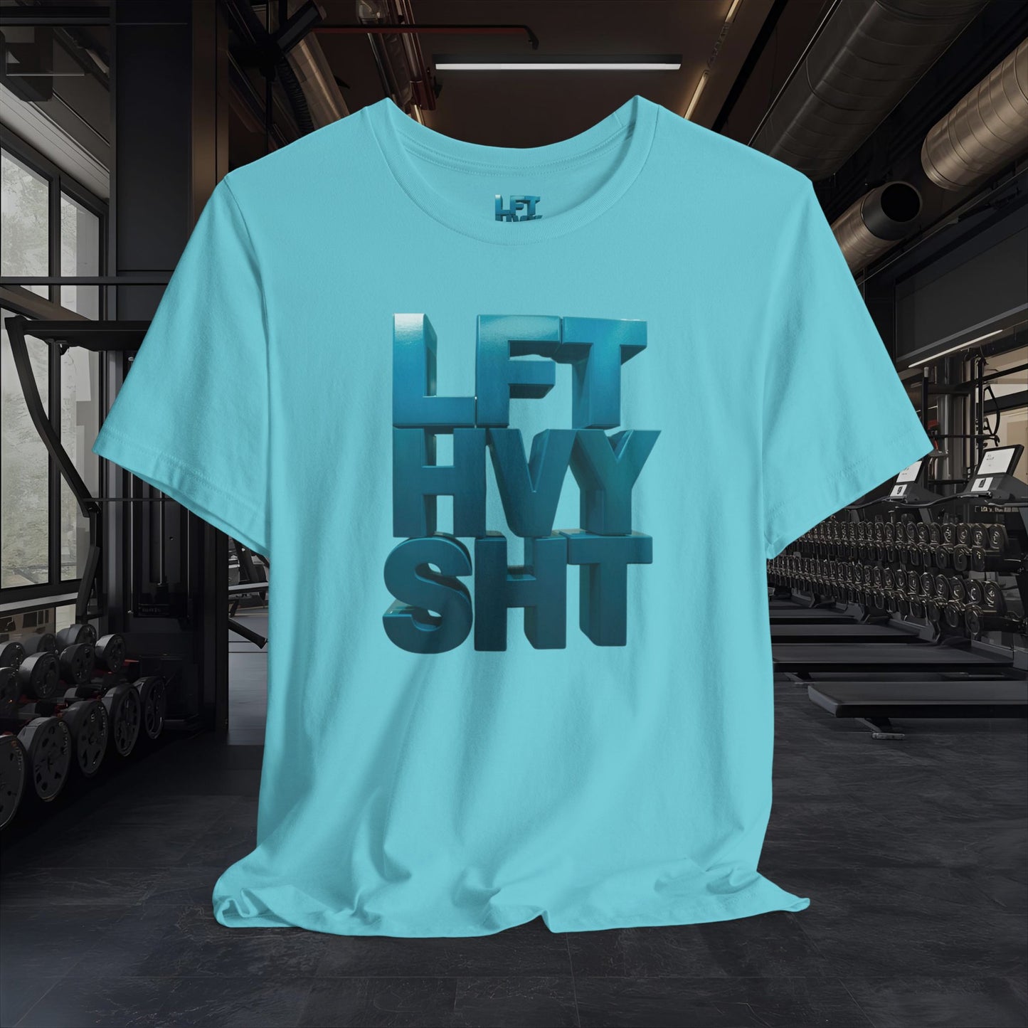 Lift Heavy Shit - LFT HVY SHT - Gym T-Shirt - Motivational Weightlifting Tee