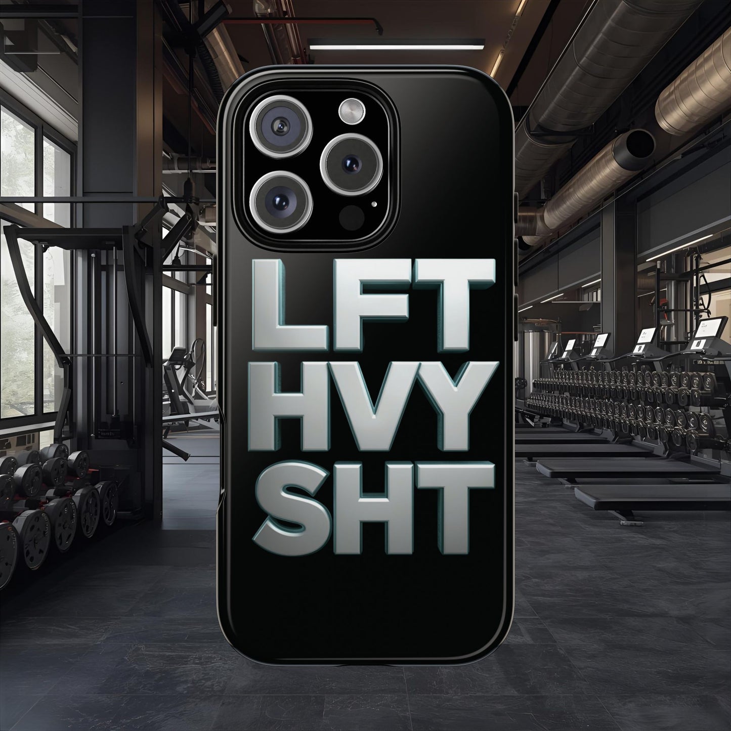 Phone Case — 'LFT HVY SHT' Bold Gym Fitness Protection Case