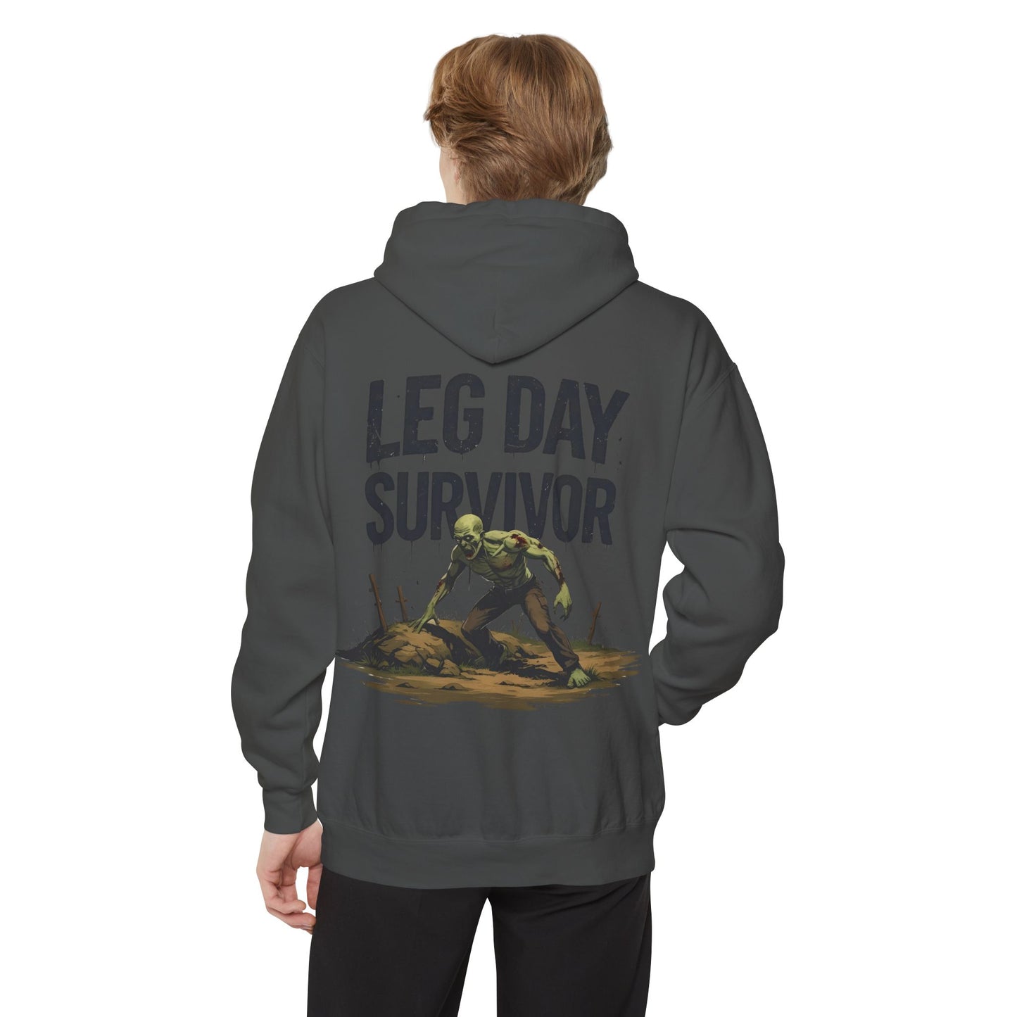 Leg Day Survivor! - Funny Gym Hoodie - Unisex Fitness Sweatshirt - Workout Apparel - S-5XL