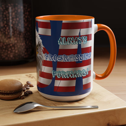 🇺🇸 Eye-Catching  🇺🇸 Patriotic  🇺🇸 Bald Eagle   🇺🇸 Red White & Blue  🇺🇸 USA  🇺🇸 Accent Coffee Mug   🇺🇸🇺🇸 11oz  &  🇺🇸 15oz  🇺🇸 Sizes 🇺🇸 8  Color Options   🇺🇸 Red     🇺🇸 Black    🇺🇸 Light Blue   🇺🇸 Yellow   🇺🇸 Orange   🇺🇸 Navy   🇺🇸 Pink   🇺🇸 Purple