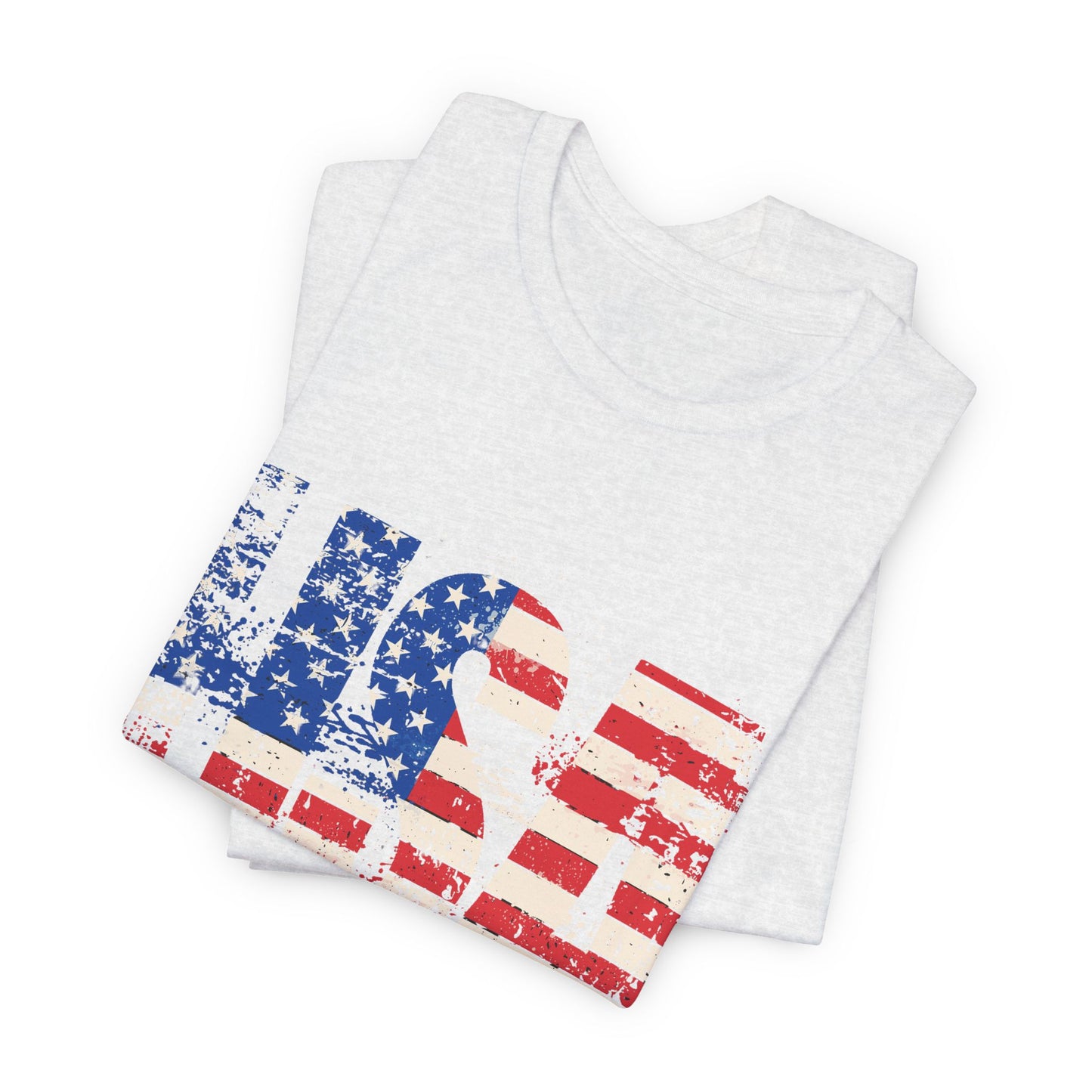 USA - Red White Blue - American Flag - Classic Unisex Tee - Holiday Gift - Patriotic Pride