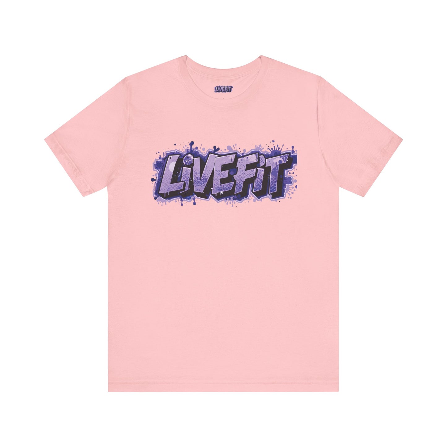 Live Fit Unisex Tee -  Fitness Shirt -  Motivational Graphic Tee -  Workout Apparel -  Casual Wear -  Gift for Gym Lovers -  Active Lifestyle -