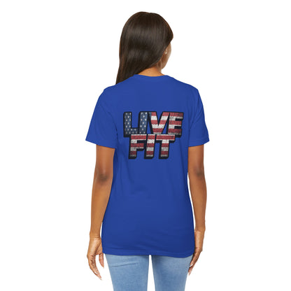 Unisex Graphic Tee - Patriotic Tee - American Flag - Red White Blue - Fitness Shirt - Workout Top - Casual Apparel for Independence Day - XS-4XL -