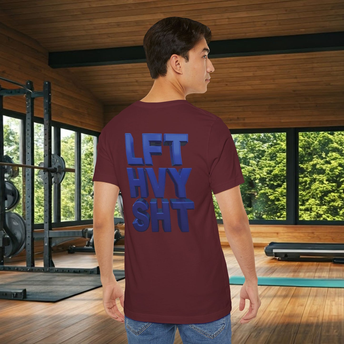 LFT HVY SHT - Lift Heavy Shit - Bold 3D Gym Tee - Fitness