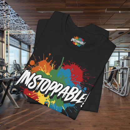 Unstoppable Design Tee - Vintage  Retro  Unisex  Tee - Classic  T-Shirt - Graphic Tee - Casual  Shirt - Short  Sleeve  Shirt