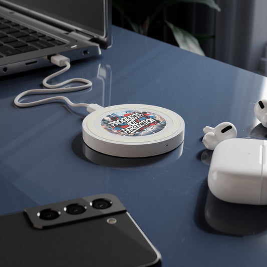 💥 Wireless  💥  Charging  Pad  💥  Progress Not Perfection  💥  Design  💥