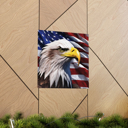 💥 Patriotic 💥 Bald Eagle 💥 Red White & Blue 💥 Wall Art 💥 Matte  💥 Vertical Poster 💥