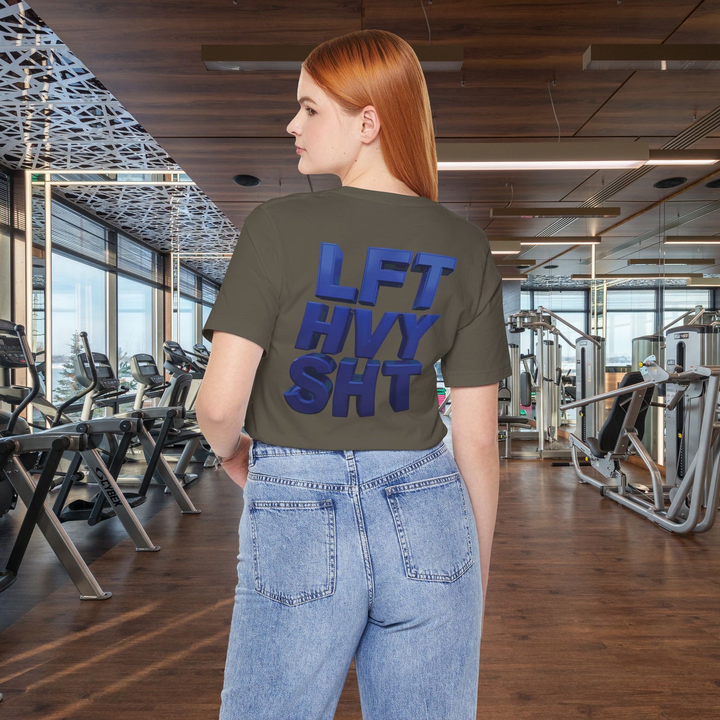 LFT HVY SHT - Lift Heavy Shit - Bold 3D Gym Tee - Fitness