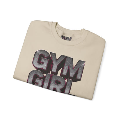 Gym Girl Crewneck Sweatshirt - Stylish Fitness Apparel - Women's Workout Sweatshirt - S-4XL
