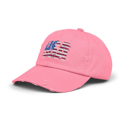 💥 Unisex 💥 USA 💥 Red White and Blue 💥 Distressed Cap 💥 One Size 💥 D Ring Closure 💥 Colors💥 Black 💥 Light Olive 💥 Scotland Blue 💥 Nickel 💥 Stone 💥 True Pink 💥