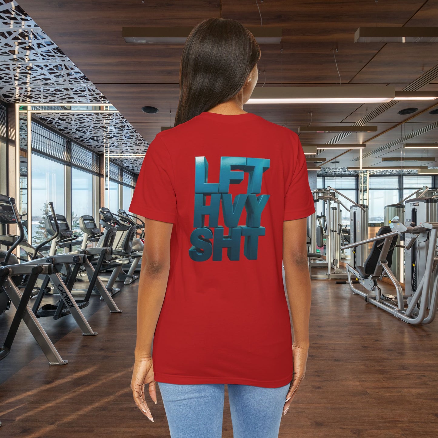 Lift Heavy Shit - LFT HVY SHT - Gym T-Shirt - Motivational Weightlifting Tee