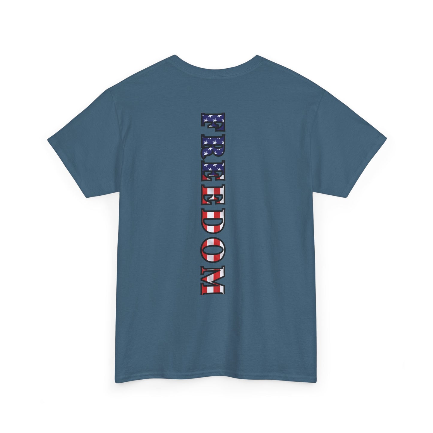 Freedom Patriotic T-Shirt - Red White Blue - American Flag Tee - Unisex S-5XL