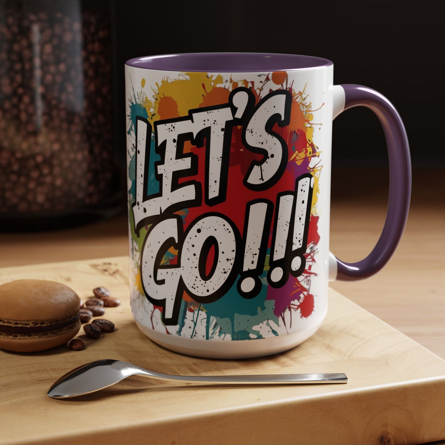 💥Vibrant  💥 Motivational 💥 Ceramic 💥 Coffee Mug 💥  Let's Go! 💥  Never or Now💥 Sizes   11oz   15oz💥  8   Different  Colors  To  Choose  From💥