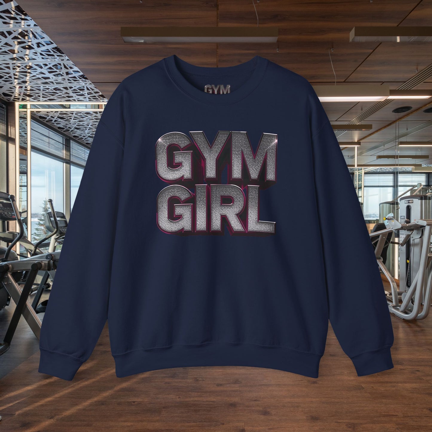 Gym Girl Crewneck Sweatshirt - Stylish Fitness Apparel - Women's Workout Sweatshirt - S-4XL