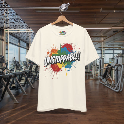 Unstoppable Design Tee - Vintage  Retro  Unisex  Tee - Classic  T-Shirt - Graphic Tee - Casual  Shirt - Short  Sleeve  Shirt