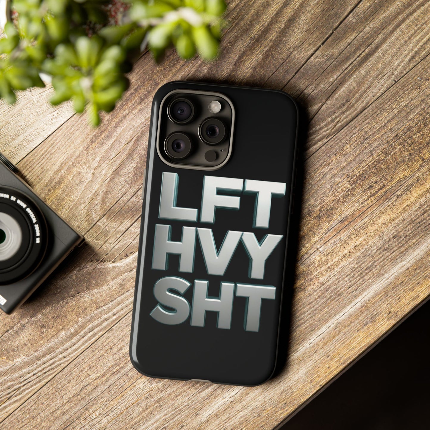 Phone Case — 'LFT HVY SHT' Bold Gym Fitness Protection Case