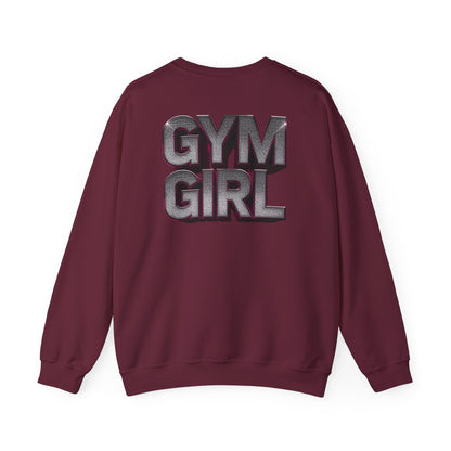 Gym Girl Crewneck Sweatshirt - Stylish Fitness Apparel - Women's Workout Sweatshirt - S-4XL