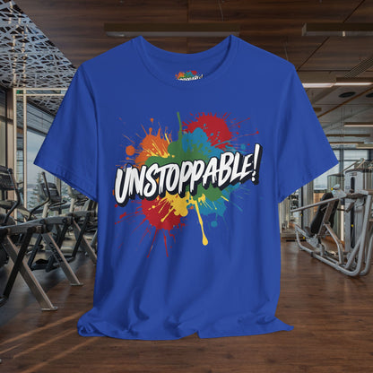 Unstoppable Design Tee - Vintage  Retro  Unisex  Tee - Classic  T-Shirt - Graphic Tee - Casual  Shirt - Short  Sleeve  Shirt