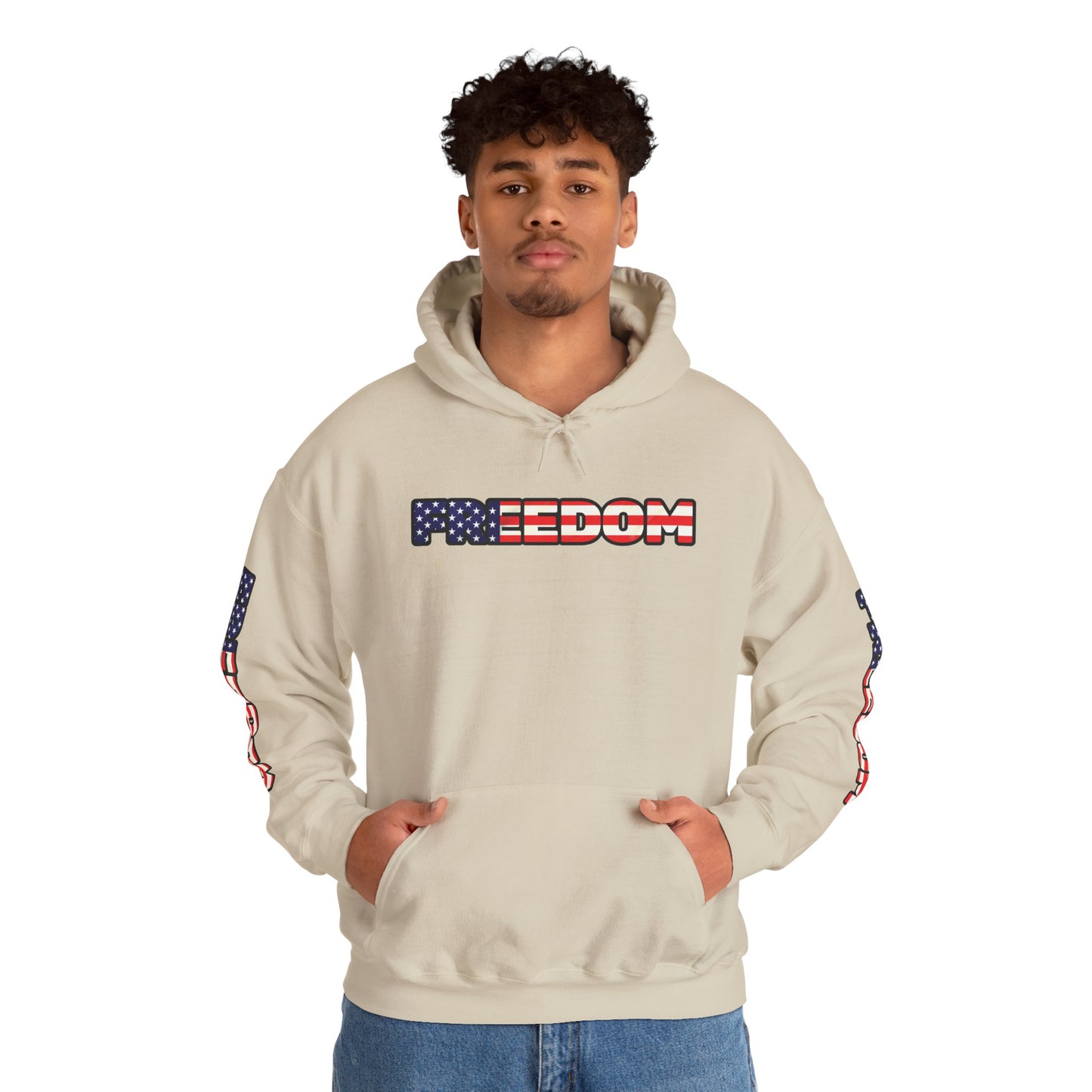 Patriotic Freedom Hoodie - Unisex American Flag Sweatshirt - Red White and Blue - Comfortable Pullover for Celebrations -  Perfect for Independence Day -  Gift [...]