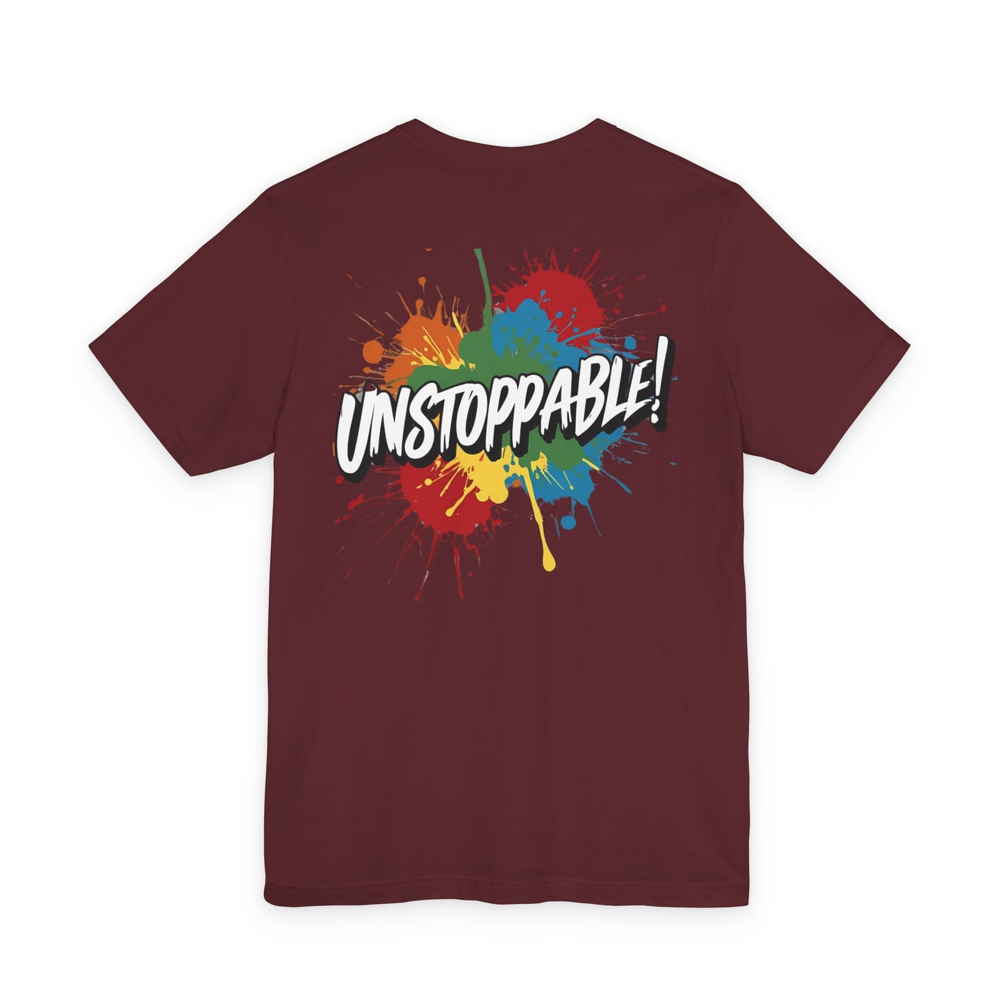 Unstoppable Design Tee - Vintage  Retro  Unisex  Tee - Classic  T-Shirt - Graphic Tee - Casual  Shirt - Short  Sleeve  Shirt