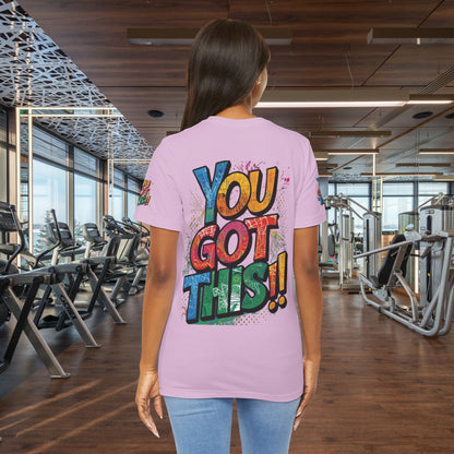 💥 Inspirational  💥  Uplifting  💥 Unisex  Jersey  T-Shirt  💥  You  Got  This!   💥 Motivational  💥 T-Shirts  for  Fitness 💥 &  Everyday  Wear 💥  Sizes   XS - 4XL 💥 Birthday  Gift 💥 17  Different  Colors  to  Choose  From  💥