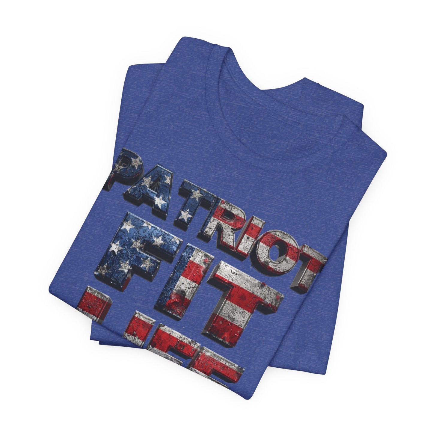 Patriot Fit Life T-Shirt | American Flag Fitness Tee – LIVE FIT
