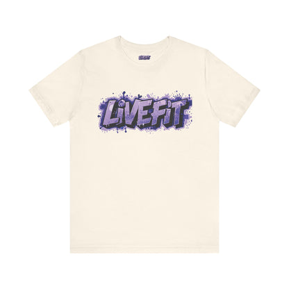 Live Fit Unisex Tee -  Fitness Shirt -  Motivational Graphic Tee -  Workout Apparel -  Casual Wear -  Gift for Gym Lovers -  Active Lifestyle -