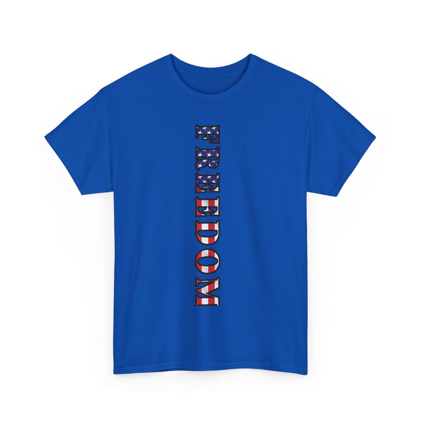 Freedom Patriotic T-Shirt - Red White Blue - American Flag Tee - Unisex S-5XL