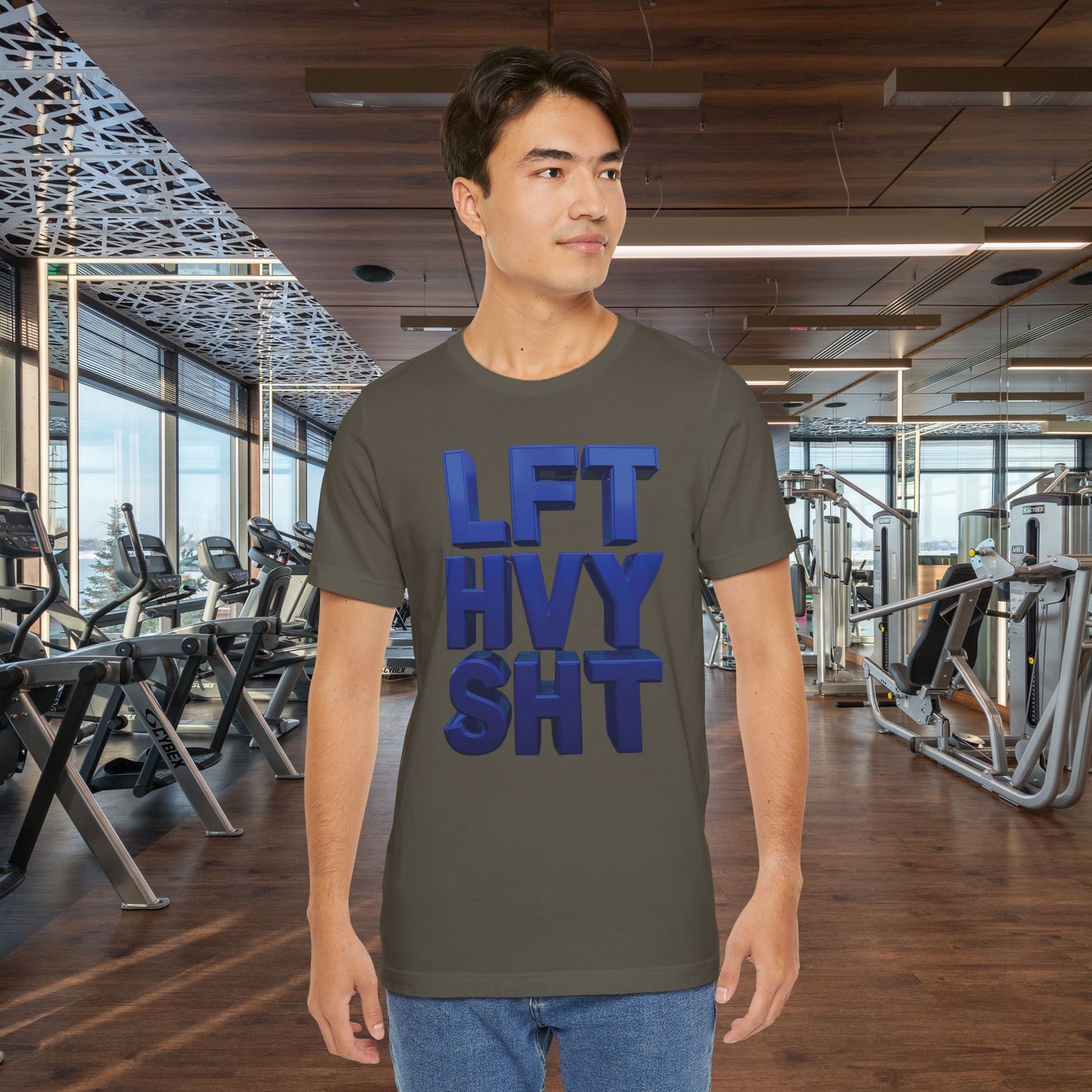 LFT HVY SHT - Lift Heavy Shit - Bold 3D Gym Tee - Fitness