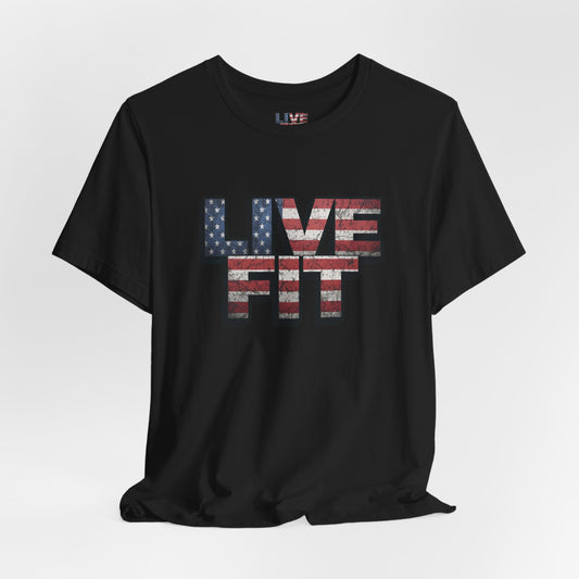 Unisex Graphic Tee - Patriotic Tee - American Flag - Red White Blue - Fitness Shirt - Workout Top - Casual Apparel for Independence Day - XS-4XL -