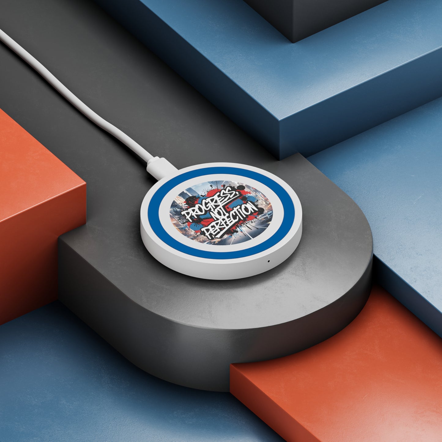 💥 Wireless  💥  Charging  Pad  💥  Progress Not Perfection  💥  Design  💥