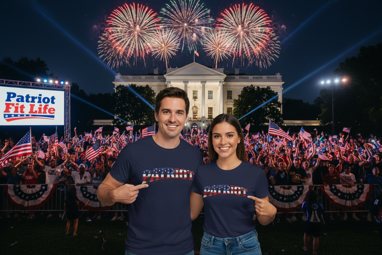 PATRIOT T-Shirt | American Flag 3D Stars & Stripes Graphic Tee