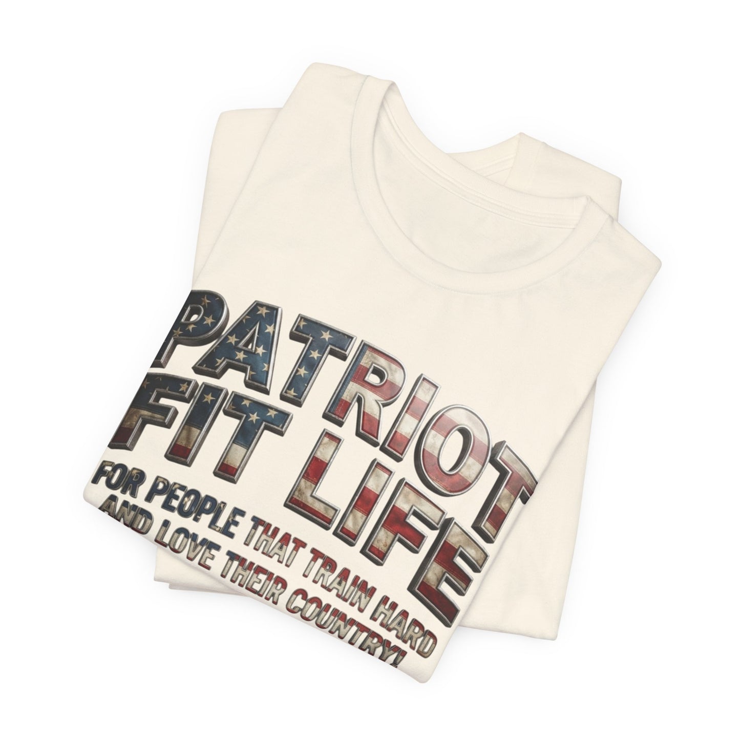 Patriot Fit Life Tee — American Flag Fitness Workout T-Shirt