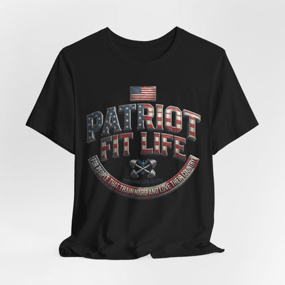Patriot Fit Life Tee — American Flag Fitness T-Shirt