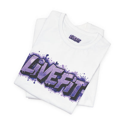Live Fit Unisex Tee -  Fitness Shirt -  Motivational Graphic Tee -  Workout Apparel -  Casual Wear -  Gift for Gym Lovers -  Active Lifestyle -