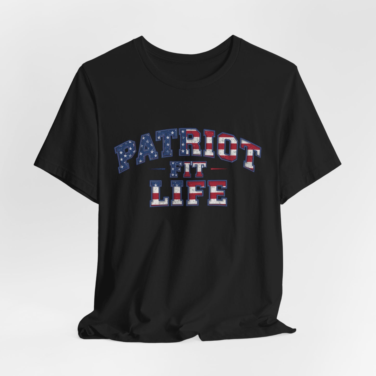 Patriot Fit Life T-Shirt | American Flag Stars & Stripes Athletic Tee
