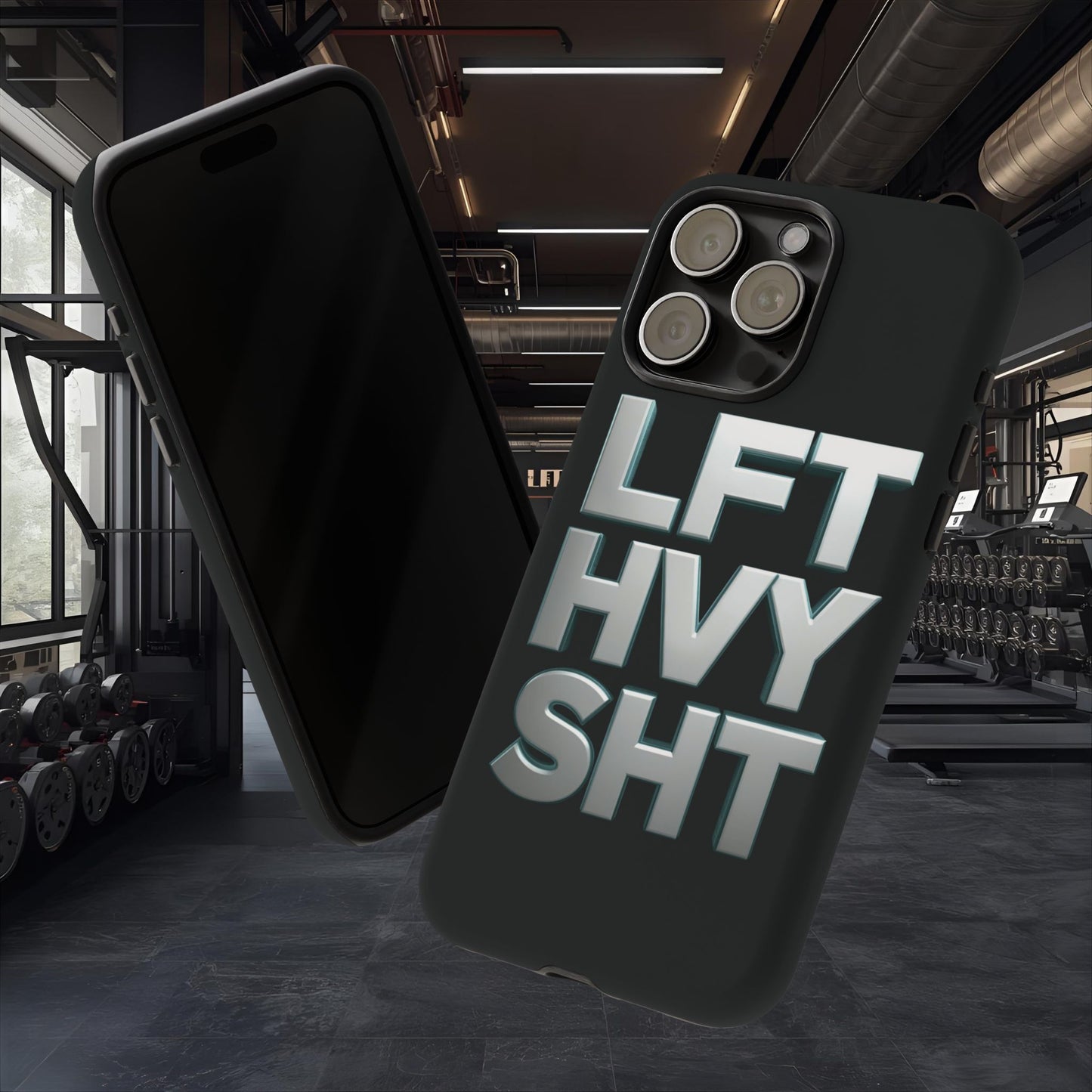 Phone Case — 'LFT HVY SHT' Bold Gym Fitness Protection Case