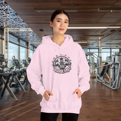 Unisex - Muscles Loading…Please Wait - Heavy Blend™ Hooded Sweatshirt - Motivational Fitness Hoodie - Workout Sweatshirt - Gym Apparel - Inspirational Gift - Holiday Gift