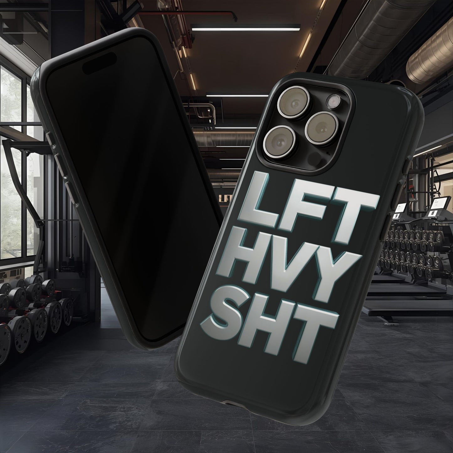 Phone Case — 'LFT HVY SHT' Bold Gym Fitness Protection Case