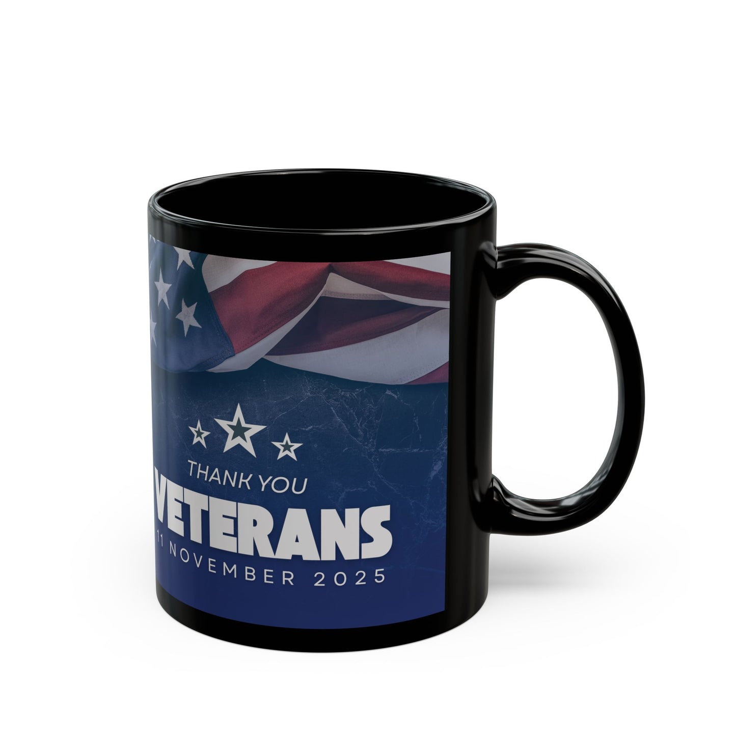 Veterans Day - Thank You Mug — American Flag Tribute (11oz/15oz)