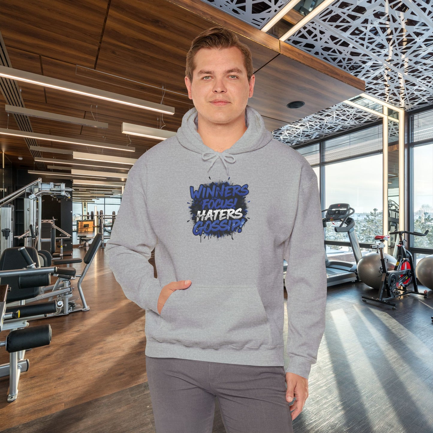 Winners Focus Haters Gossip  - Hooded Sweatshirt - S - 5XL - Multiple Colors -